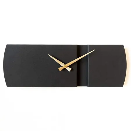 3D Rectangular Metal Modern Wall Clock - Silent Mechanism