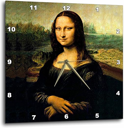 3dRose dpp_556_3 Mona Lisa-Wall Clock, 15 by 15-Inch