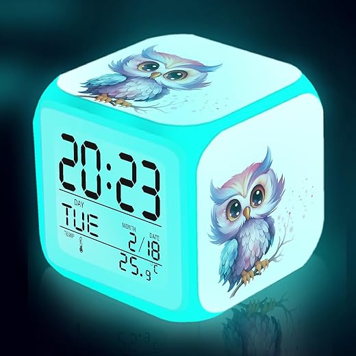 Best Fine Crafts Owl Mini Wooden Desk Clocks