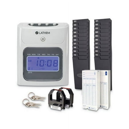 400E Top-Feed Time Clock Bundle White