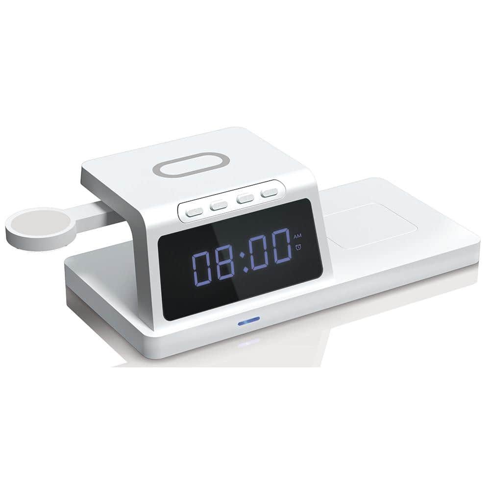 4 in. 1 Wireless Charging Alarm Clock