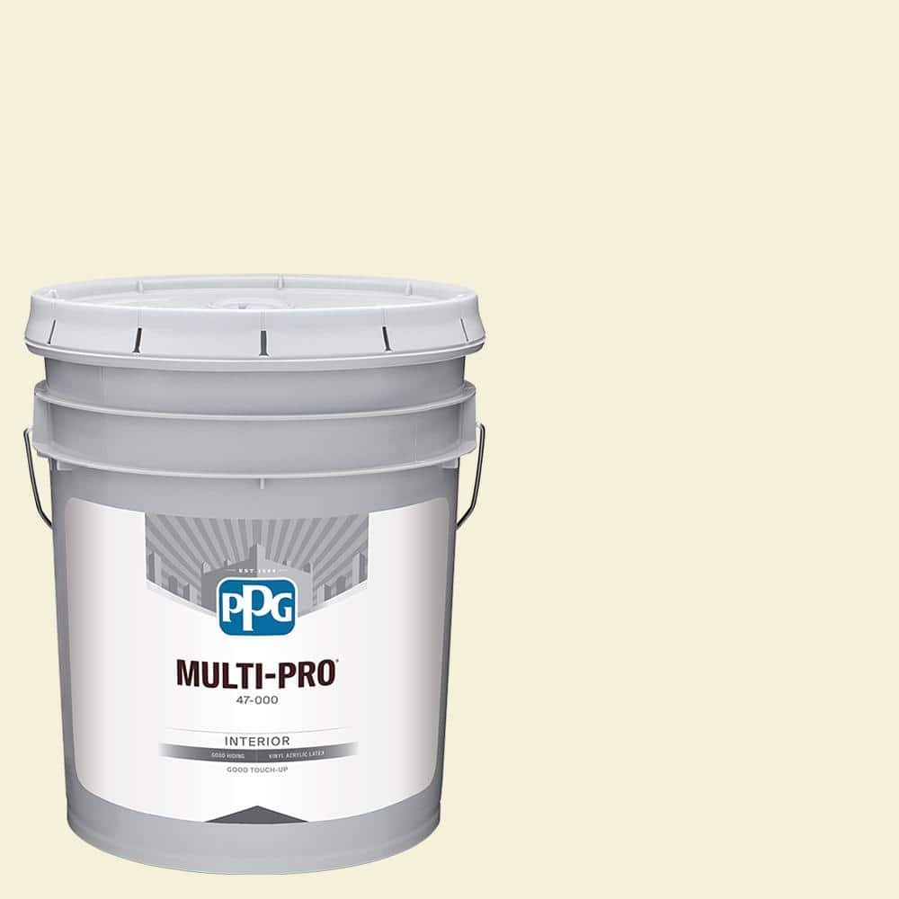 5 gal. PPG1206-1 Lotus Flower Eggshell Interior Paint