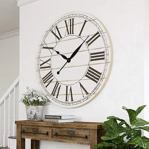 7005 48 Renata Wood Standard Wall Mounted Clock