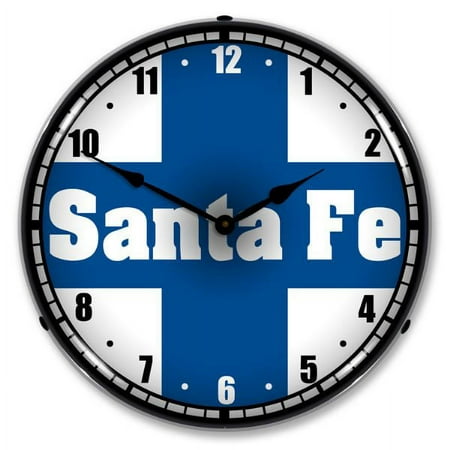 710106 Santa Fe Railroad clock - Made in USA