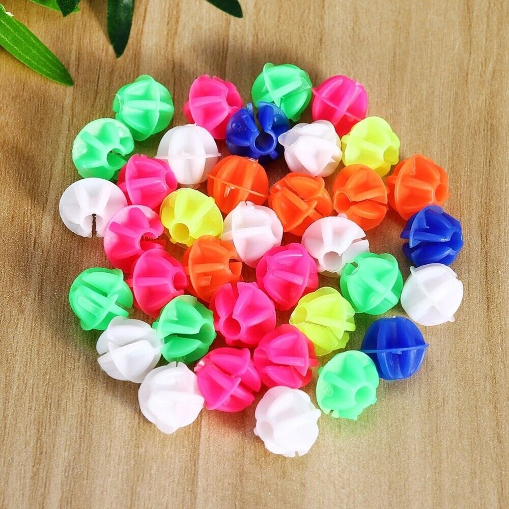 72 PCS 1.50X1.50X1.50CM Child Wire Beads for Kids Multicolor Spoke