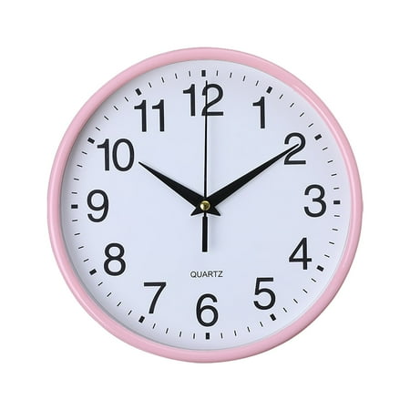 Accaprate Retro Large Silent Sweep Modern Decoration Brief Home Bedroom 8inch 20cm Quartz Clock Round Wall Clock Limited Time Deals Today