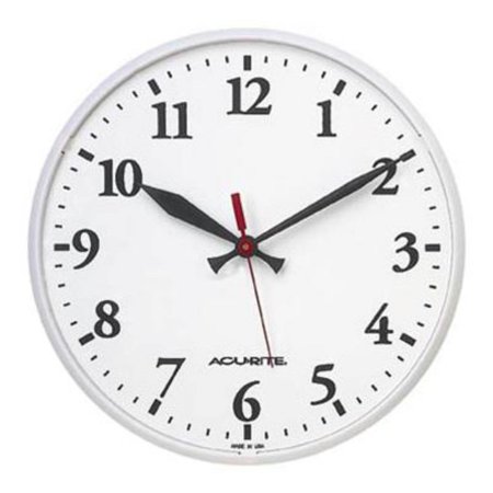 Acu-Rite 12.5 in. Round Indoor/Outdoor Wall Clock