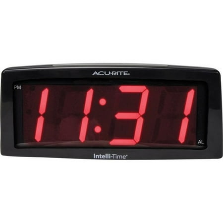 AcuRite 7-inch Intelli-Time Alarm Clock (Pack of 24)