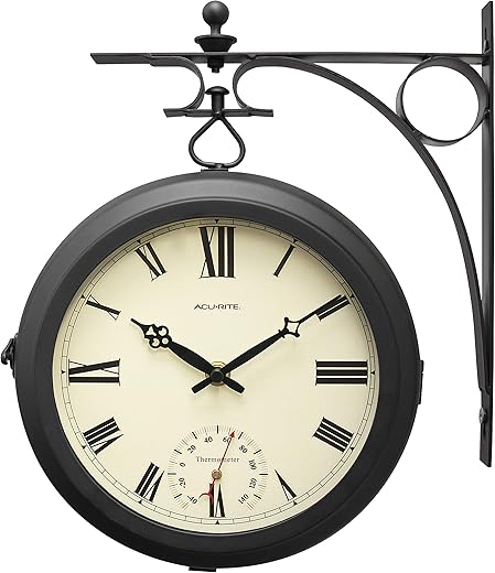 Best Dual Faced Outdoor Station Clocks