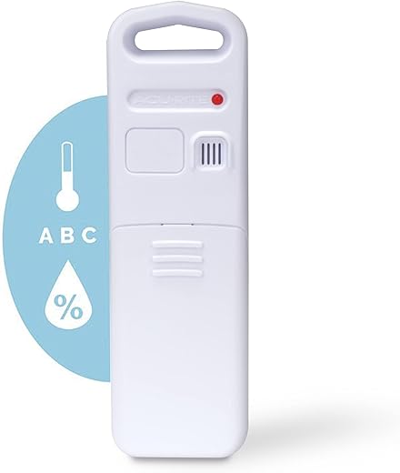 AcuRite Wireless Indoor Outdoor Temperature and Humidity Sensor (06002M) , white