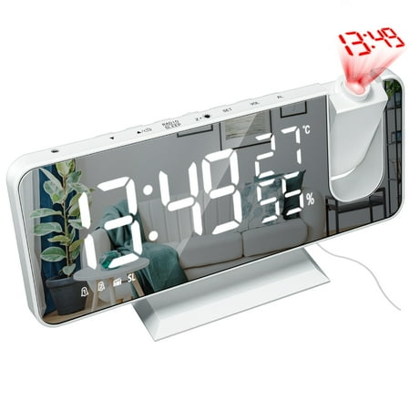 Alarm clock, temperature clock, digital clock, radio projection alarm clock, LED alarm clock