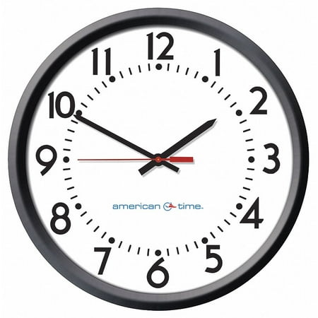 American Time Wall Clock,Analog,Electric U55BAAA504