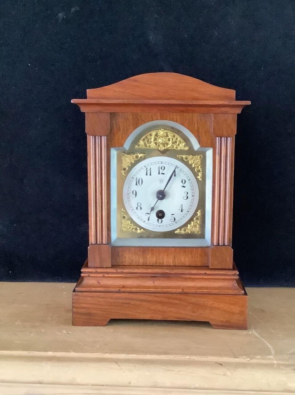 ANTIQUE german TIMEPIECE JUNGHANS mantel clock 1910