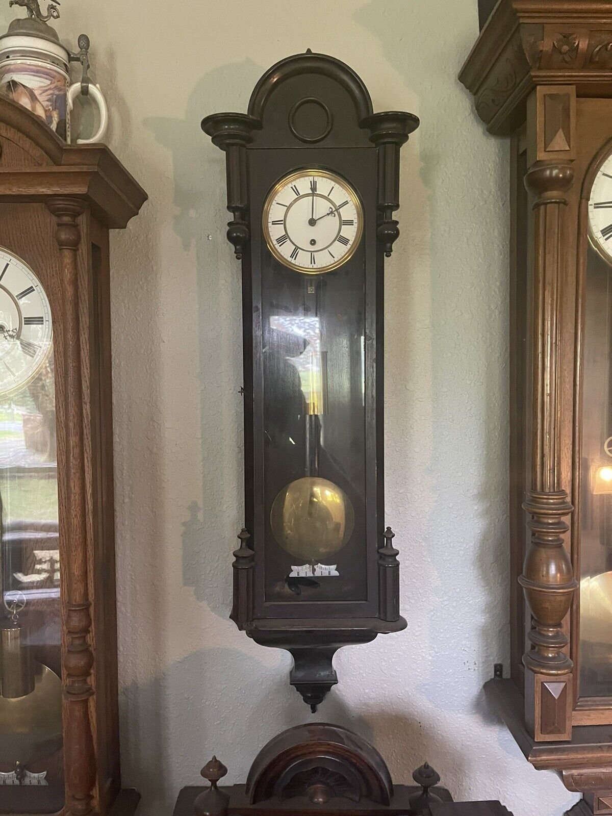 antique regulator wall clock