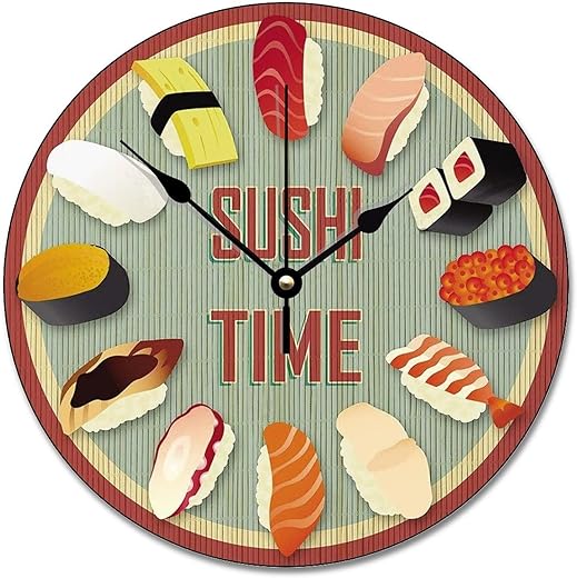 Best Sushi Japan Wall Clocks