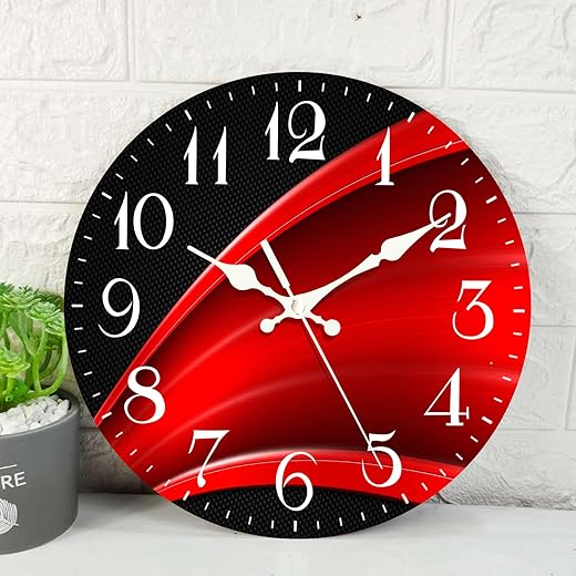 Best Large Red Abstract Wall Clocks