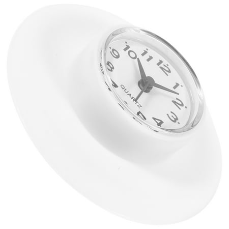 Bathroom Suction Cup Clock Bathroom Clock Waterproof Modern Wall Clock Shower Alarm Clock Loop Bathroom Clock