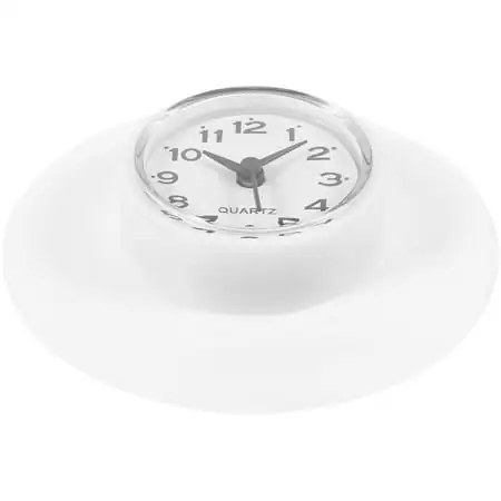 Bathroom Suction Cup Clock Wall Clocks Vintage Shower Clock Loop Bathroom Clock Waterproof Bathroom Clock