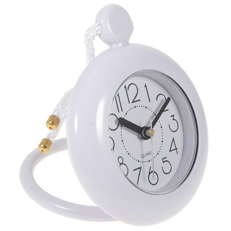 Bathroom Waterproof Wall Clock Alarm for Kids Towels Simple Hanging Rope Decor Home Child