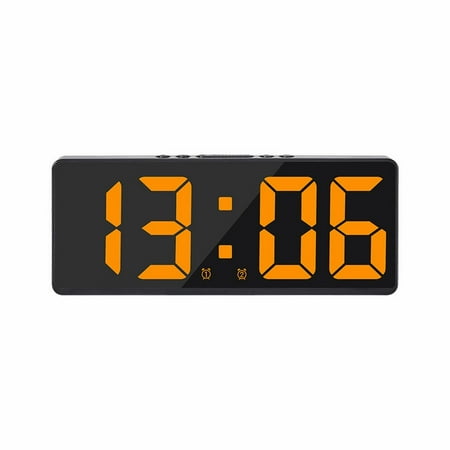 Battery Clocks For Seniors Table Clock Led Clock Wall Mount Two Groups Of Alarm Clock Simple Led Large Screen Digital Bedroom Bedside Korean Fashion