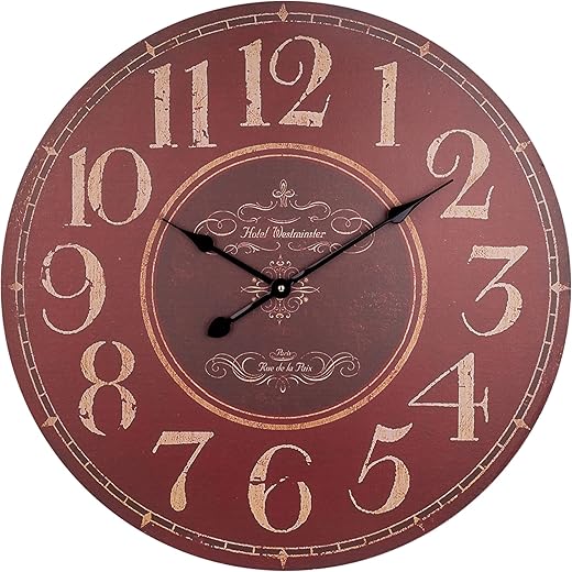 Best Large Red Wall Clocks