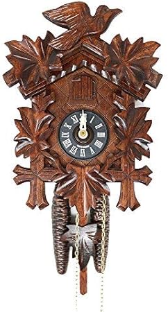 Best Weight Driven Carved Leaf Bird Cuckoo Clocks