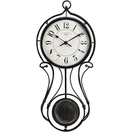 Black Pendulum Wall Clock