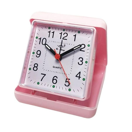 Blarkrus NEW Quartz Travel Alarm Clock with Case Holiday Travelling