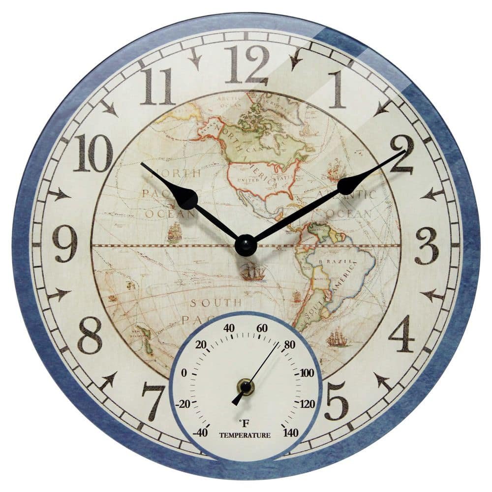 Blue Orbis All Weather Clock