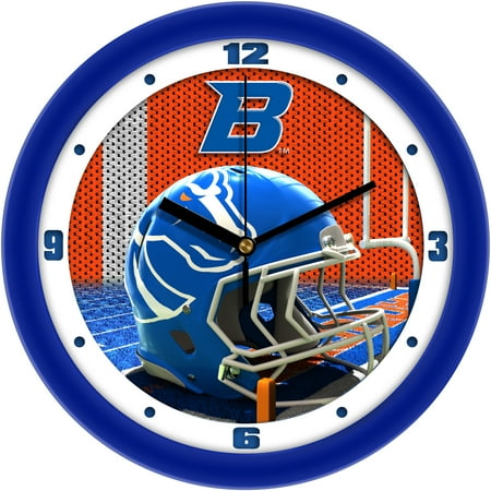 Boise State Broncos NCAA Football Helmet Wall Clock