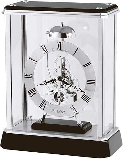 Bulova B2023 Vantage Clock, Black