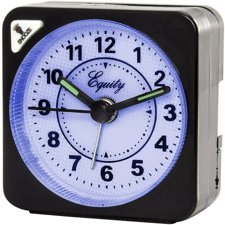 By La Crosse Black Quartz Travel Alarm Clock, 1 Count (Pack Of 1)[1135]