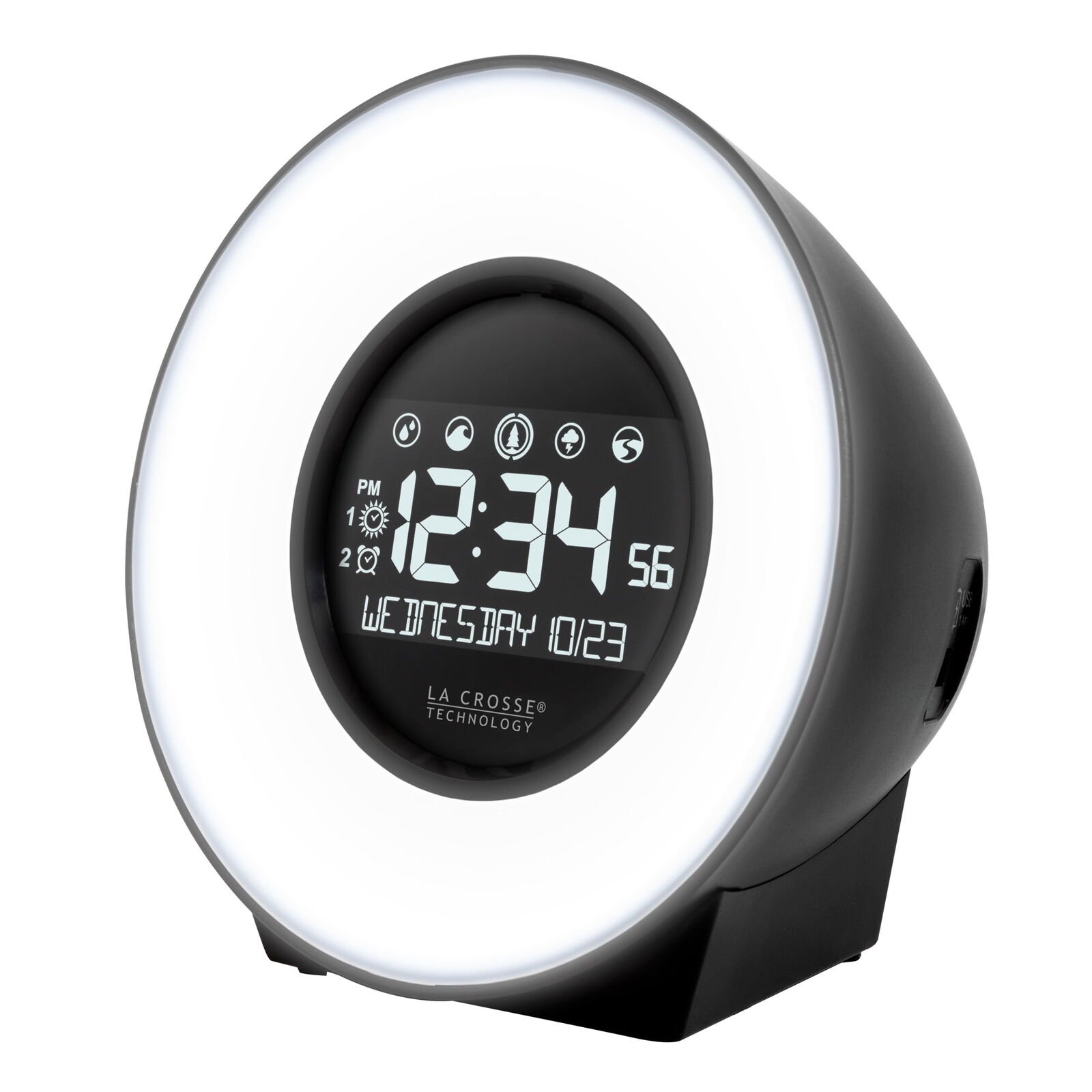 C83117 Mood Light & Nature Sound Digital Alarm Clock