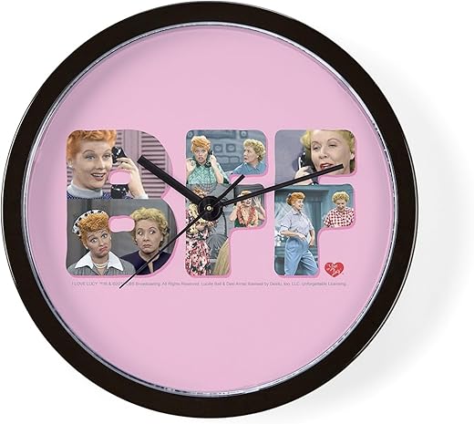 CafePress I Love Lucy: BFF Unique Decorative 10 Wall Clock