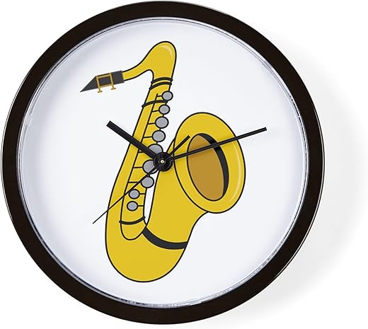 CafePress Saxophone Unique Decorative 10 Wall Clock