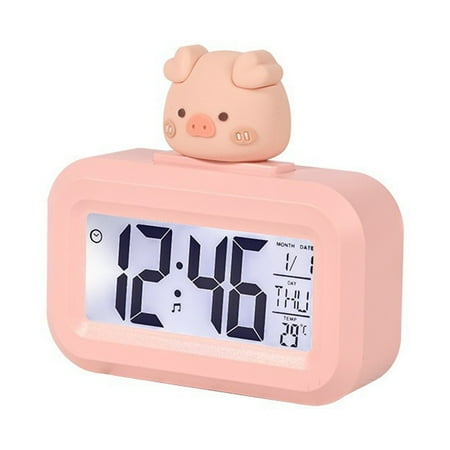 Cartoon Music Watch for Studying Time Management Reminder Desktop Alarm Clock Pig