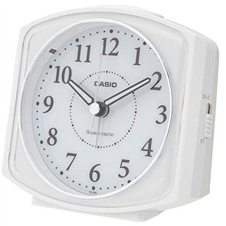 CASIO alarm clock radio wave white with analog light TQ-700J-7JF