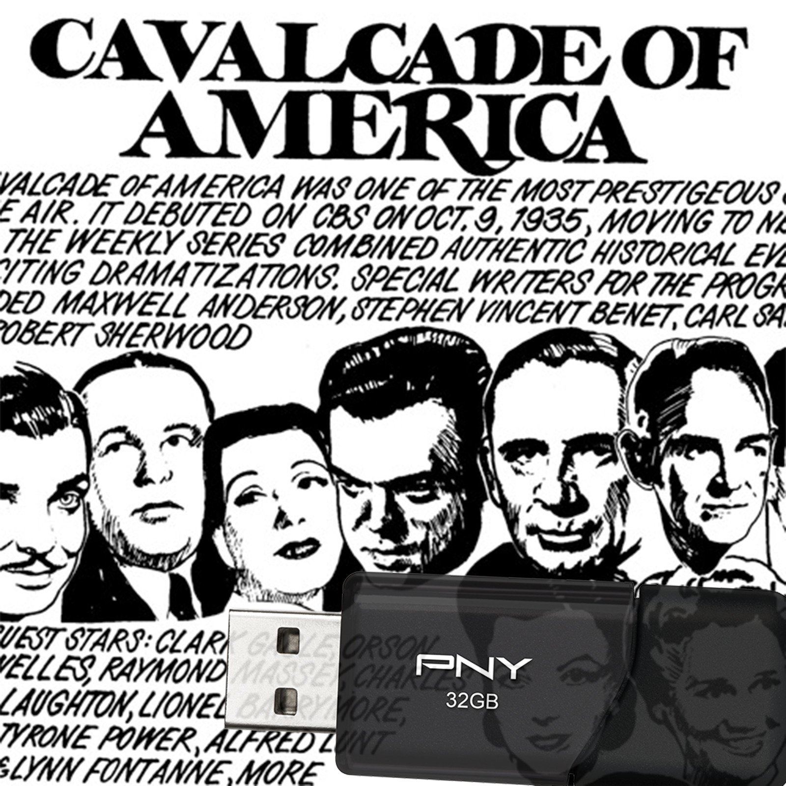 Cavalcade of America (745 Episodes) Old Time Radio on 32GB USB