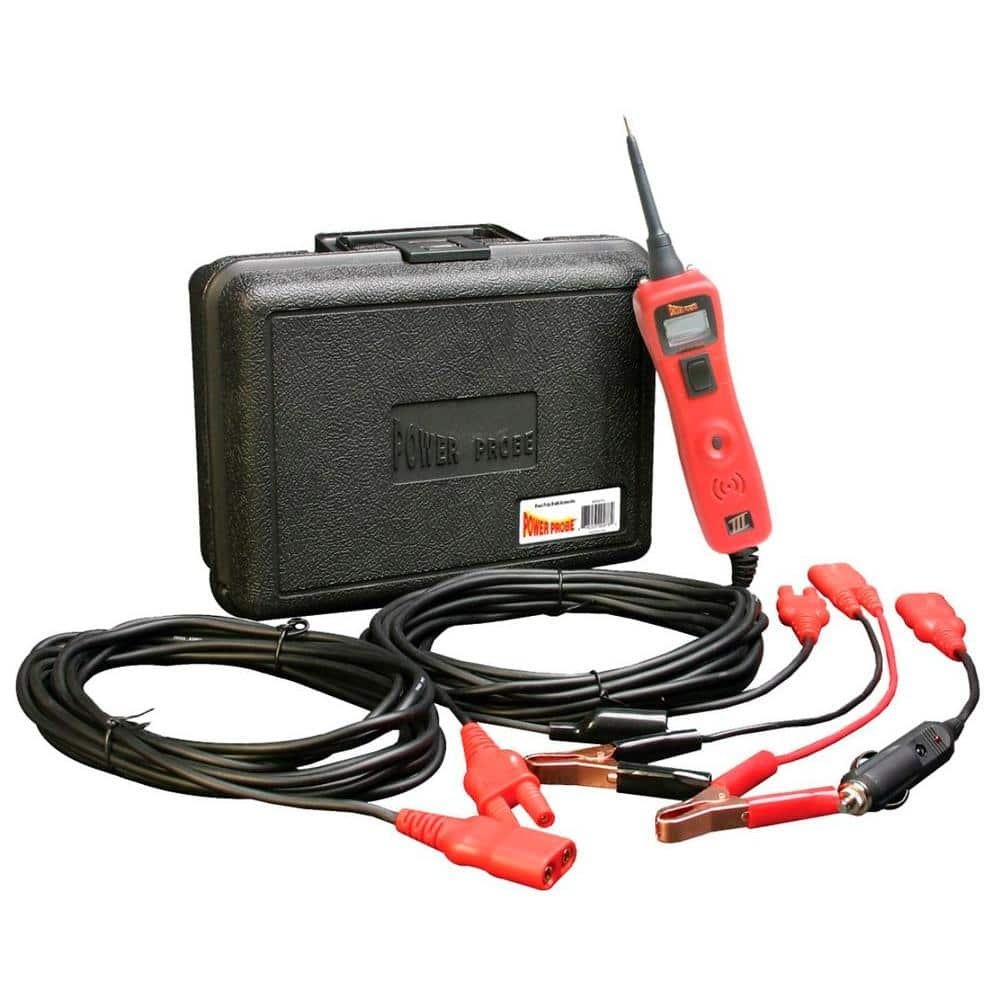 Circuit Tester with Case and Accessories - Red