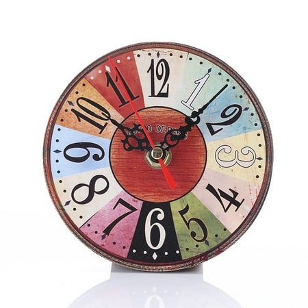 Clearance! Mbxmh Vintage Style Antique Wood Wall Clock for Home Kitchen Office, 1Pc Watches, Wall Clock Clearance Sale