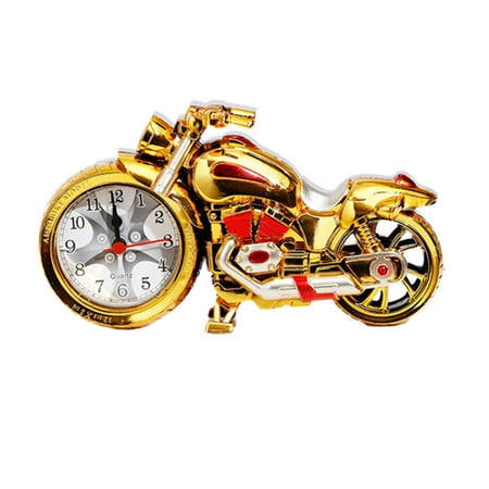 Clocks Novelty Clock Clock Function Desktop Ornaments Clock Motorbike Clock Creative Alarm Clock Student