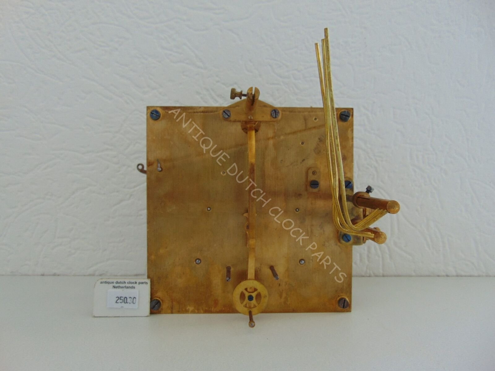 CLOCKWORK TAKEN FROM A GERMAN GRANDFATHER CLOCK MARKED DUFA