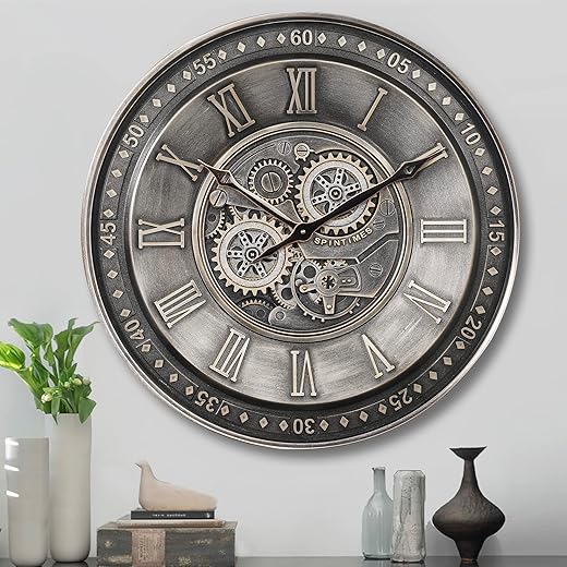 Best Metal Moving Gear Wall Clocks