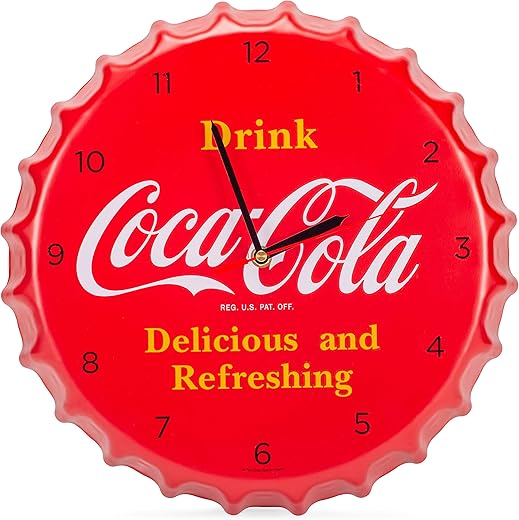 Coca Cola Bottle Cap 15 Inch Wall Clock