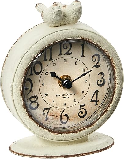 Best Gardens Curved Birdcage Table Clocks