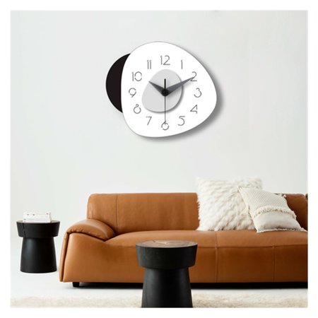 Creative Mute Wall Clock Living Room Modern Minimalist Design Sense Wall Watch Nordic Fashion Large Wall Clock ,Easy to Read Numerals