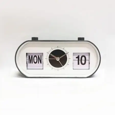 Creative Vintage Flip Clock Mechanical Alarm Clock Desktop Digital Clock with Calendar Clock Home Decor Vintage Home Decor