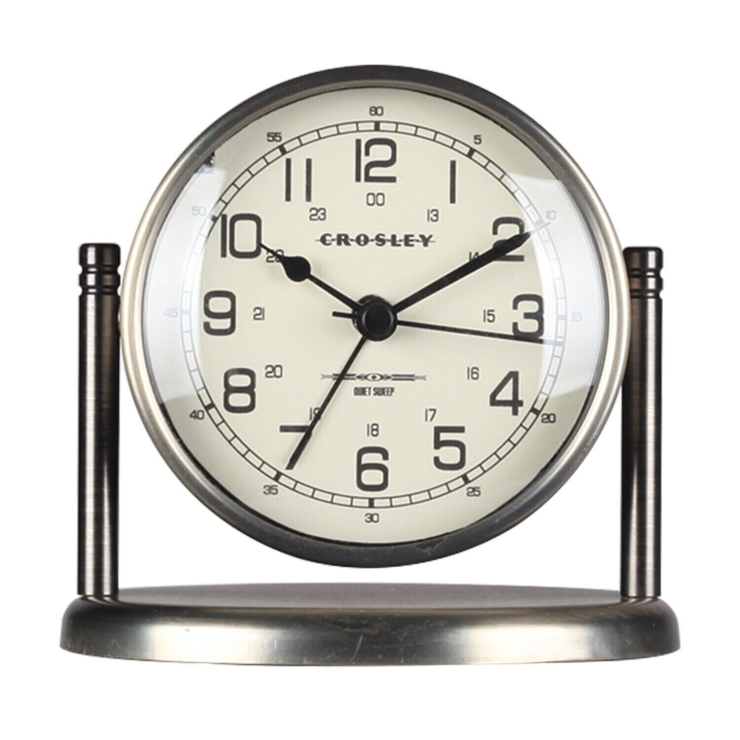 Crosley Bronze Nautical Desk Alarm Clock