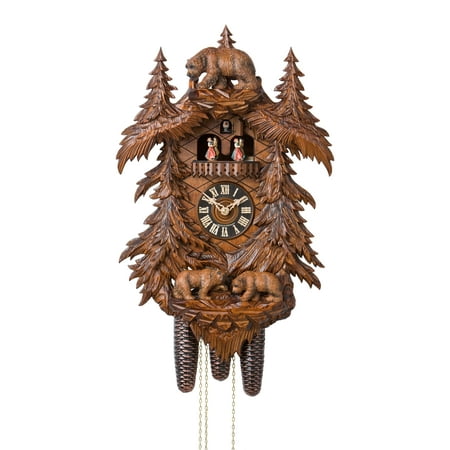 Cuckoo Clock Bears in the Forest HO 86709/5Tko