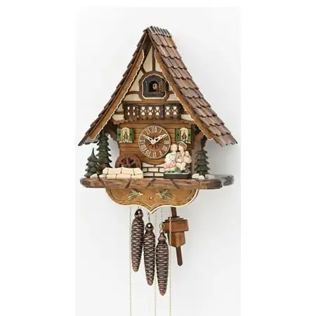 Cuckoo Clock moveable kissing Couple